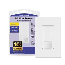 Interruptor de luz com sensor de movimento Lutron Maestro MS-OPS2HW-WH branco