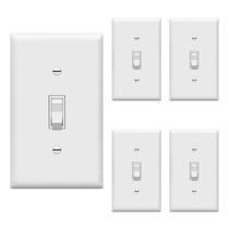 Interruptor de luz de alternância ENERLITES 83150-WWP-5PCS 15A 120-277V Interruptor de luz de alternância ENERLITES 83150-WWP-5PCS 15A 120-277V