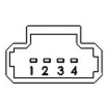 Interruptor de luz de freio Citroen C3 2003 a 2016 3-RHO 359 Interruptor de luz de freio Citroen C3 2003 a 2016 3-RHO 359