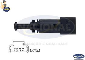 Interruptor de luz de freio citroen c3 c4 c5 ds3 xsara picasso berlingo peugeot 206 207 307 308 408 607 3008 5008 partner - rho0359 oem 9643478880 16