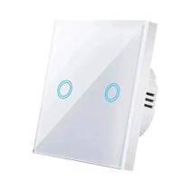 Interruptor De Luz De Painel De Vidro Cristal LED Interruptor Táctil EU 1 2 3 Gang AC100-240V Sensor