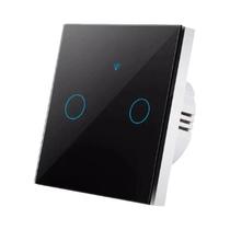 Interruptor De Luz De Parede Inteligente WiFi Touch EU 1/2/3 Gang LED Compatível Com Alexa Google