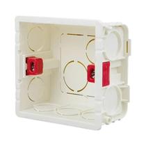 Interruptor De Luz De Parede LED Azul Cromado Com Placa De Vidro Temperado 1 2 3 4 Gangue Branco