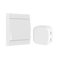 Interruptor De Luz De Parede Sem Fio À Prova d'Água Com Controle Remoto, Botão De Pressão, Sem