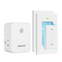 Interruptor de luz de parede sem fio DEWENWILS para tomada de controle remoto Interruptor de luz de parede sem fio DEWENWILS para tomada de controle remoto