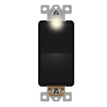 Interruptor de luz decorador LIDER LS15-4W-BK 15A 120V/277V preto Interruptor de luz decorador LIDER LS15-4W-BK 15A 120V/277V preto