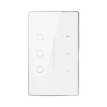 Interruptor De Luz Dimmer Inteligente Zigbee De 3 Teclas, Controle Remoto Tuya Smart Life, Padrão Interruptor De Luz Dimmer Inteligente Zigbee De 3 Teclas, Controle Remoto Tuya Smart Life, Padrão