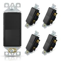 Interruptor de luz ELEGRP de 3 vias 15A 120-277V AC com aterramento automático