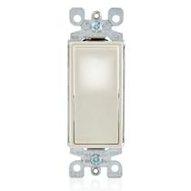 Interruptor de luz iluminado LED Leviton Decora 15 Amp L5611-2T