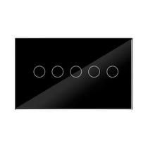 Interruptor De Luz Inteligente Com Painel De Vidro WIFI 8/10 Gang 147x86mm Controle Total Da Casa