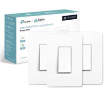 Interruptor de luz inteligente Kasa Matter Voice Control, pacote com 3