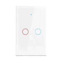 Interruptor De Luz Inteligente Para Casa Tuya WiFi Painel De Toque Em Vidro Controle Por Voz Alexa
