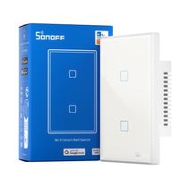 Interruptor de luz inteligente SONOFF TX T0 2 Gang 1 Way WiFi Alexa Google Interruptor de luz inteligente SONOFF TX T0 2 Gang 1 Way WiFi Alexa Google