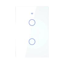 Interruptor de Luz Inteligente Touch - Painel de Vidro à Prova de Fogo - ZigBee com Fio Neutro