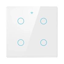 Interruptor de Luz Inteligente Tuya WiFi 4/6 Gangues - Controle Remoto, Alexa e RF433