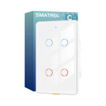 Interruptor De Luz Inteligente Tuya WiFi Sem Fio RF433 US 110-240V 6 Canais Com Temporizador E