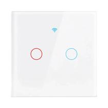 Interruptor de Luz Inteligente Wi-Fi Tuya - Painel de Toque, Controle por Voz Alexa