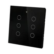 Interruptor De Luz Inteligente WiFi 4x4 Com Sensor De Toque Compatível Com Alexa E Google Home