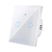 Interruptor De Luz Inteligente WiFi AXUS EU Touch RF433 Sem Fio Neutro Controle Pelo App Tuya Alexa