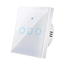 Interruptor De Luz Inteligente WiFi Tuya Alexa Sem Fio Neutro RF433Mhz Sensor De Toque Remoto Sem