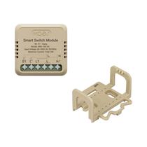 Interruptor De Luz Inteligente WiFi Zigbee MOES Tuya Mini Módulo DIY 1/2 Gang Controle Remoto Por