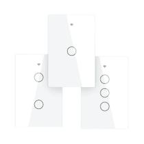 Interruptor De Luz Inteligente ZigBee De Parede Com Toque, Sem Neutro, Compatível Com Smart Life