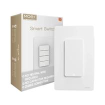 Interruptor De Luz Inteligente ZigBee, Interruptor De Parede Com Botão De Pressão, Compatível Com