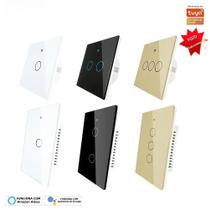 Interruptor De Luz Inteligente ZigBee Wall Touch Neutro Sem Vida Inteligente Neutra Tuya Alexa