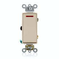 Interruptor de luz Leviton 20 Amp 120V Decora Plus Rocker Pilot