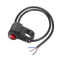 Interruptor de luz para guidão de motocicleta farol 12V interruptor liga/desliga à prova d'água