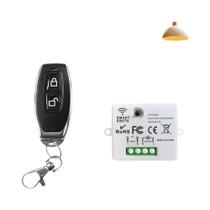 Interruptor De Luz Sem Fio 10A RF433MHz Com Transmissor ON/OFF Para Iluminação LED