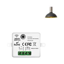 Interruptor De Luz Sem Fio 433MHz Relé De 10A Botão Redondo Mini Painel De Controle Remoto Para