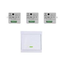 Interruptor De Luz Sem Fio 86mm 433MHz RF Painel De Parede 110V 220V 230V 10A Relé Sem Fiação Fácil