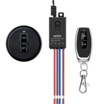 Interruptor de Luz Sem Fio Meskliu Mini com Controle Remoto AC110V-240V 10A Interruptor de Luz Sem Fio Meskliu Mini com Controle Remoto AC110V-240V 10A