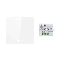 Interruptor De Luz Sem Fio Mini Controle Remoto 433MHz 1/2/3 Gang Transmissor De Parede KEBIDU RF