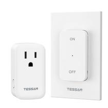 Interruptor de luz sem fio montado na parede TESSAN Remote Control Interruptor de luz sem fio montado na parede TESSAN Remote Control