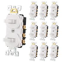 Interruptor de luz WENGART Double Toggle 15A 120V ETL listado em branco Interruptor de luz WENGART Double Toggle 15A 120V ETL listado em branco
