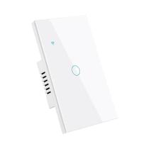 Interruptor de Luz Wi-Fi Inteligente Tuya - Controle por Toque e Alexa (Fio Neutro Necessário) - 1/2/3/4 Gangues