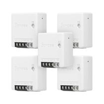 Interruptor de Luz WiFi Inteligente SONOFF Mini R2 10A - 5 Pacotes - Automação Residencial