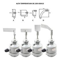 Interruptor De Nível De Pá Rotativa 220V 24V Sensor De Pó Industrial Indicador De Tremonha Medição