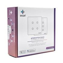 Interruptor de Parede 4x4 com 4 Botões e Wifi+BLE Branco