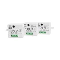 Interruptor de Parede Inteligente Sem Fio RF 433MHz - Controle Remoto 1/2/3 Gangues LED