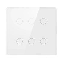 Interruptor De Parede Inteligente Tuya WiFi 4x4 Com Controle Por Voz Para Luzes LED, Compatível Com