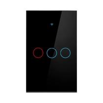 Interruptor De Parede Inteligente WiFi Bluetooth RF433 1/2/3/4 Gang Com Sensor De Toque Para Luzes