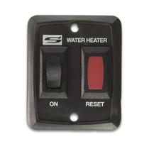 Interruptor de parede para aquecedor de água Suburban modelos D, DE e DEM, preto