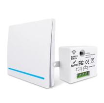Interruptor De Parede Sem Fio 433mhz Com Receptor Para Luz Automação Ofa Ambiental
