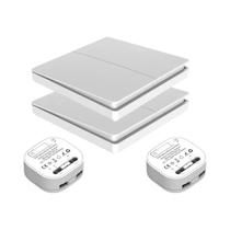 Interruptor De Parede Sem Fio À Prova d'Água Autoalimentado Tipo 86 RF433Mhz Sem Bateria Necessária