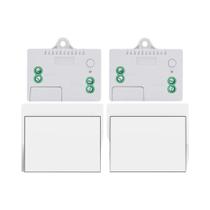 Interruptor De Parede Sem Fio À Prova d'Água Kinetic RF433, Controlador Remoto De Botão Pressionável