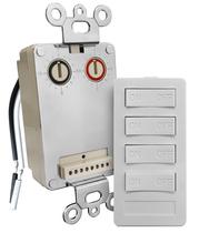 Interruptor de parede X10 PRO, teclado de 4 botões e base de transmissor Interruptor de parede X10 PRO, teclado de 4 botões e base de transmissor