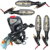 Interruptor de partida botão com pisca alerta CB300 CB300R XRE300 modelo CB500 com piscas led sequencial